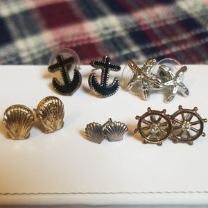 Sea themed earrings bundle